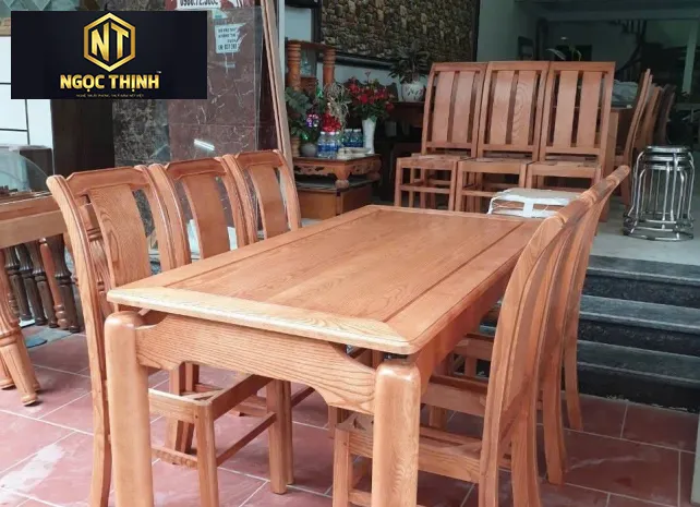 BỘ BÀN ĂN GỖ GIÁ HỮU NGHỊ